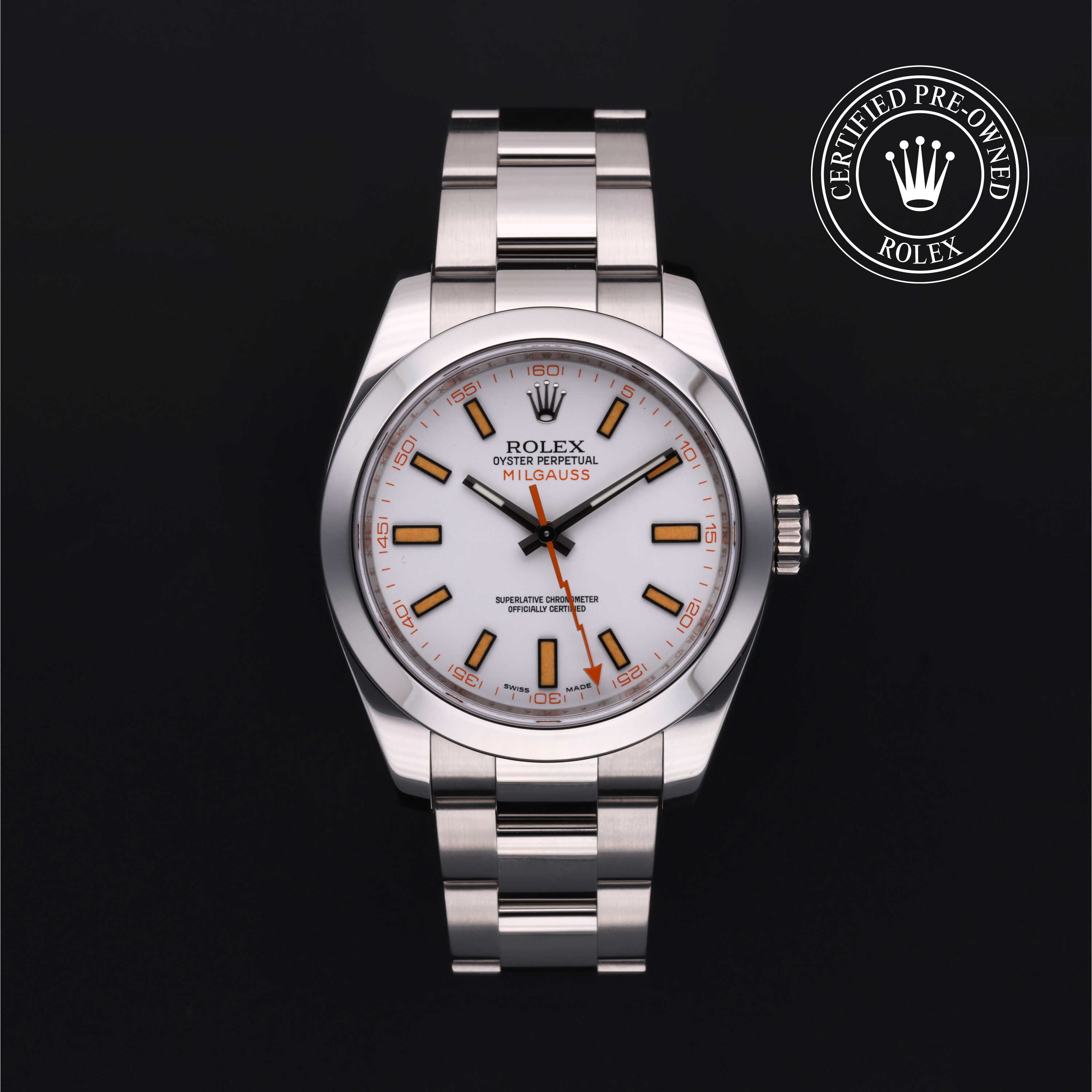 Rolex Certified Pre-Owned Oyster Perpetual 40 in Steel, 116400 | Verga 1947