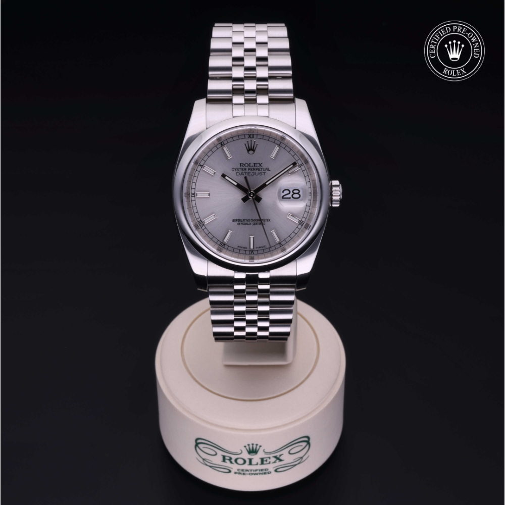 Rolex Certified Pre-Owned Oyster Perpetual 36 in Acciaio, 116200 | Verga 1947