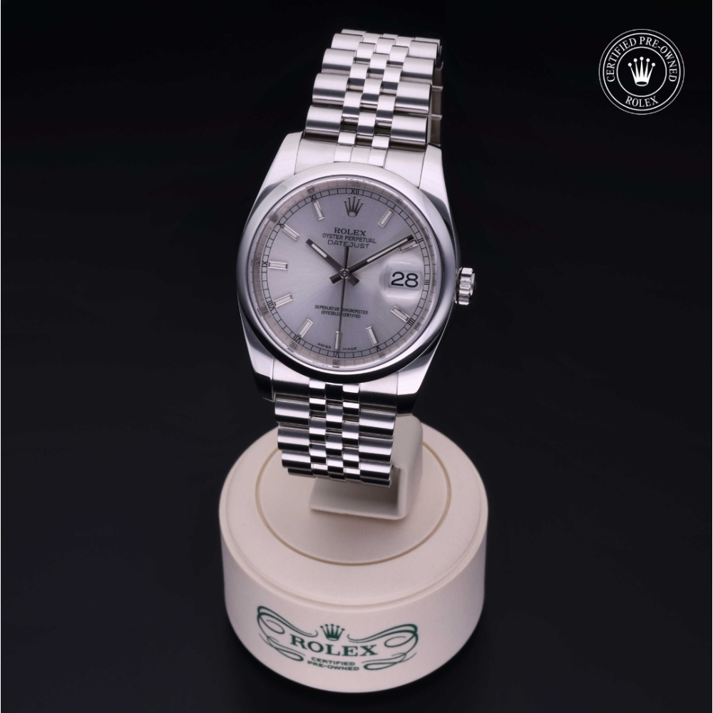 Rolex Certified Pre-Owned Oyster Perpetual 36 in Acciaio, 116200 | Verga 1947