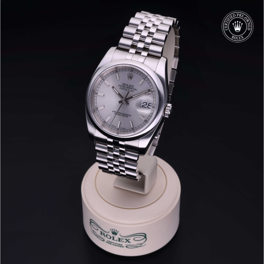 Rolex Certified Pre-Owned Oyster Perpetual 36 in Acciaio, 116200 | Verga 1947