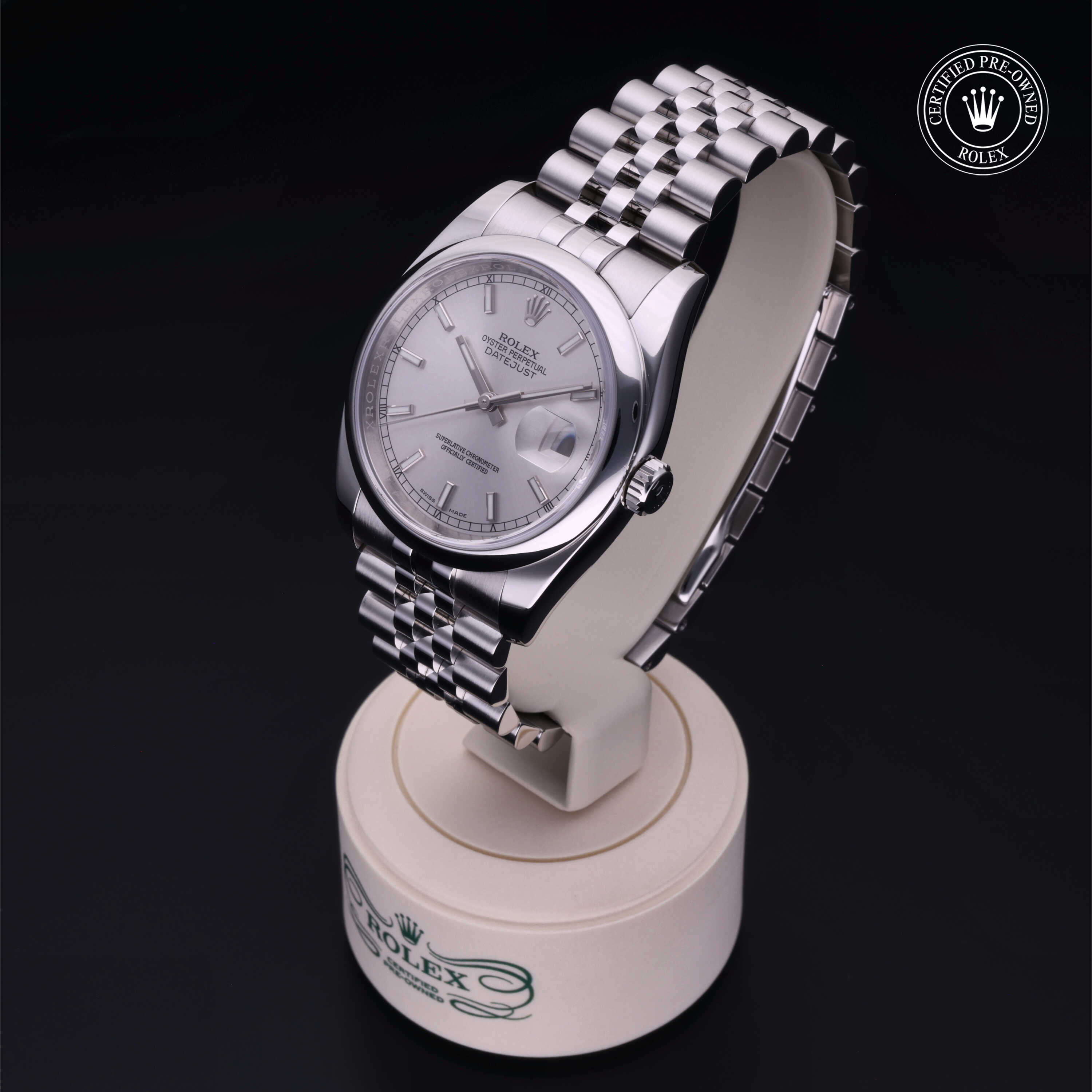 Rolex Certified Pre-Owned Oyster Perpetual 36 in Acciaio, 116200 | Verga 1947
