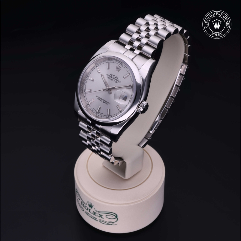 Rolex Certified Pre-Owned Oyster Perpetual 36 in Acciaio, 116200 | Verga 1947