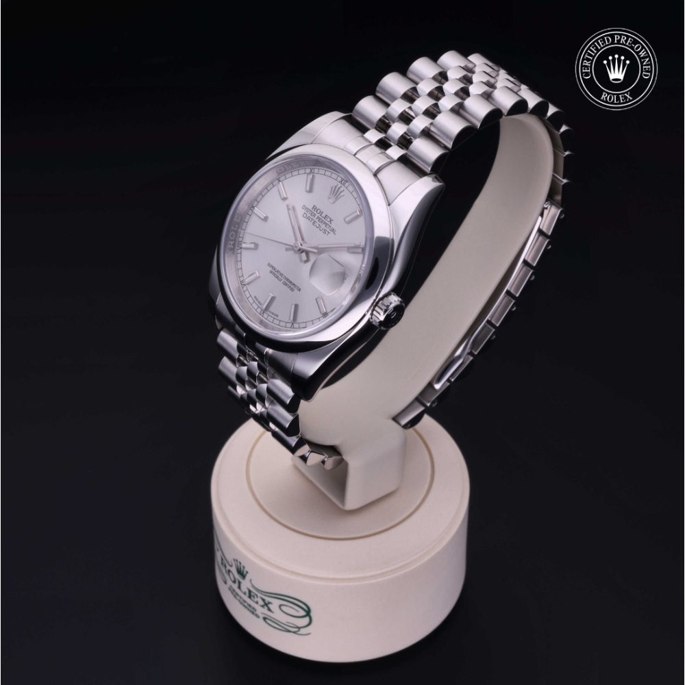 Rolex Certified Pre-Owned Oyster Perpetual 36 in Acciaio, 116200 | Verga 1947