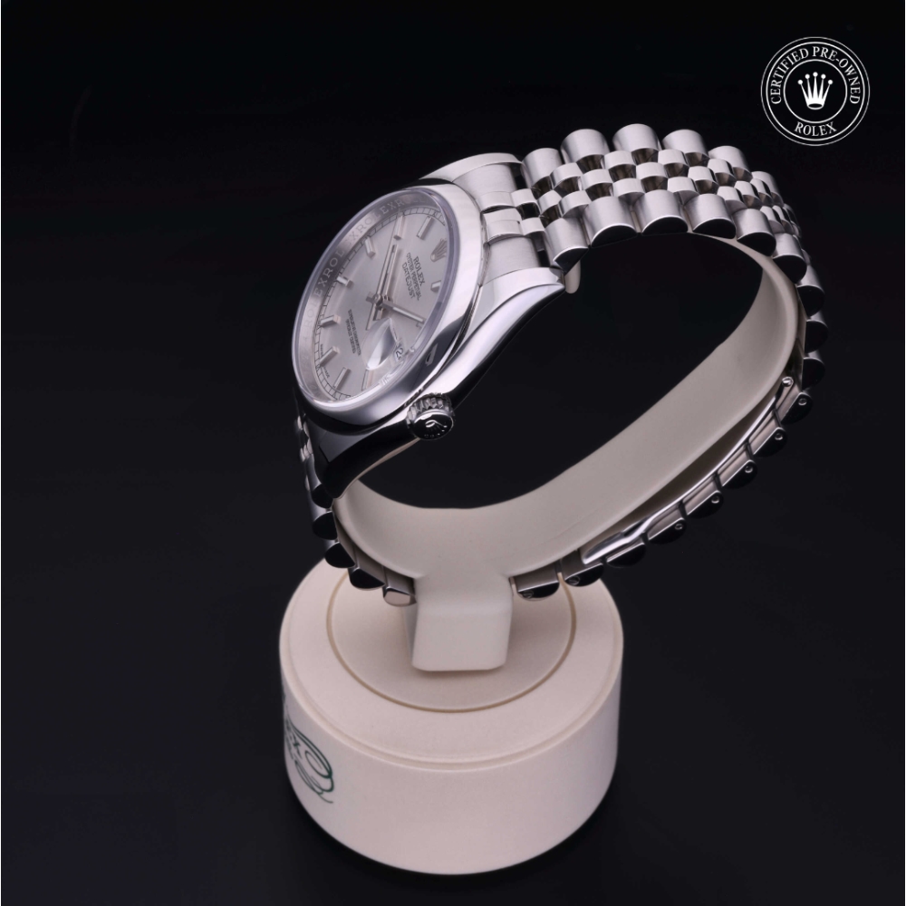 Rolex Certified Pre-Owned Oyster Perpetual 36 in Acciaio, 116200 | Verga 1947