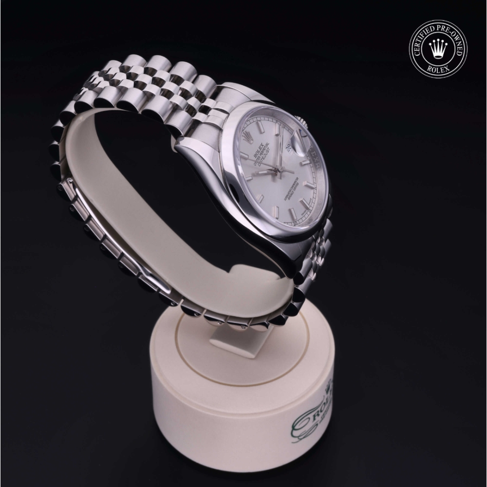 Rolex Certified Pre-Owned Oyster Perpetual 36 in Acciaio, 116200 | Verga 1947