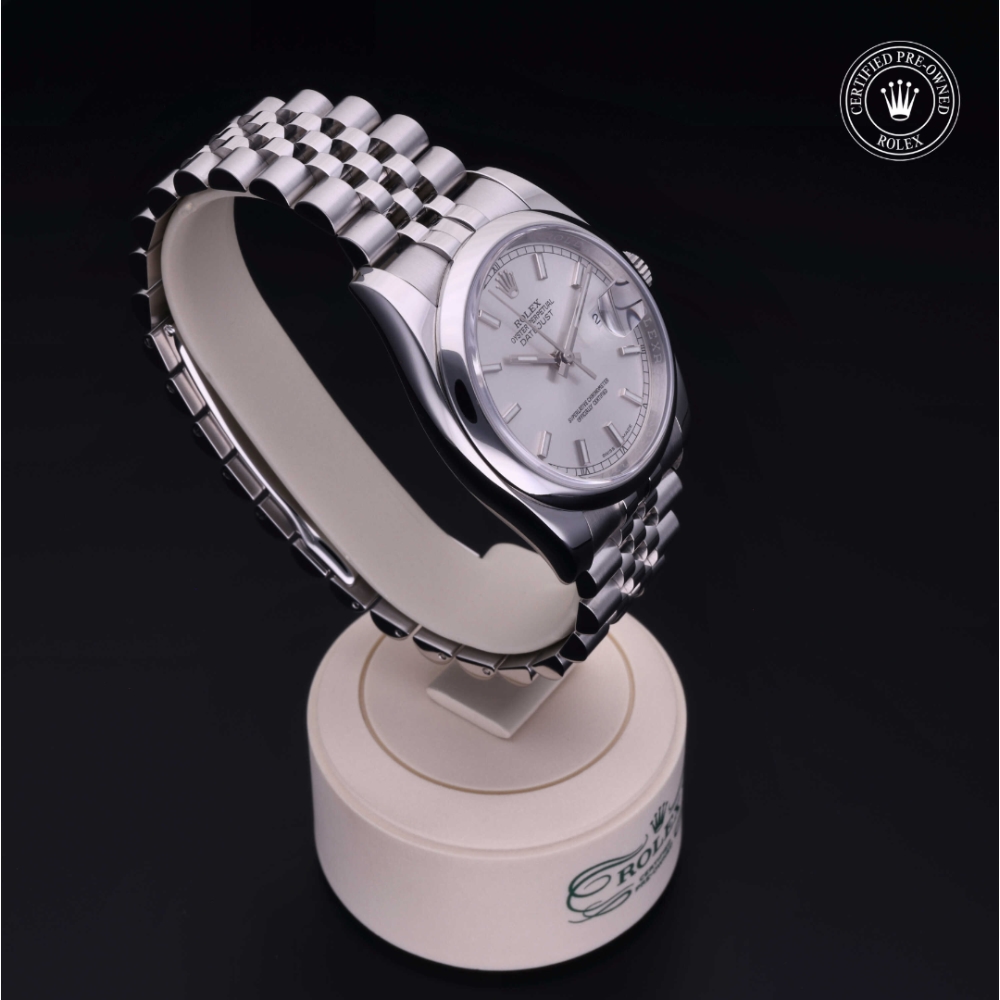 Rolex Certified Pre-Owned Oyster Perpetual 36 in Acciaio, 116200 | Verga 1947