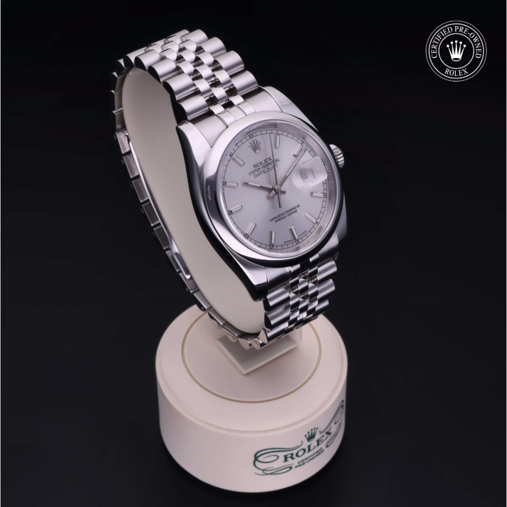 Rolex Certified Pre-Owned Oyster Perpetual 36 in Acciaio, 116200 | Verga 1947