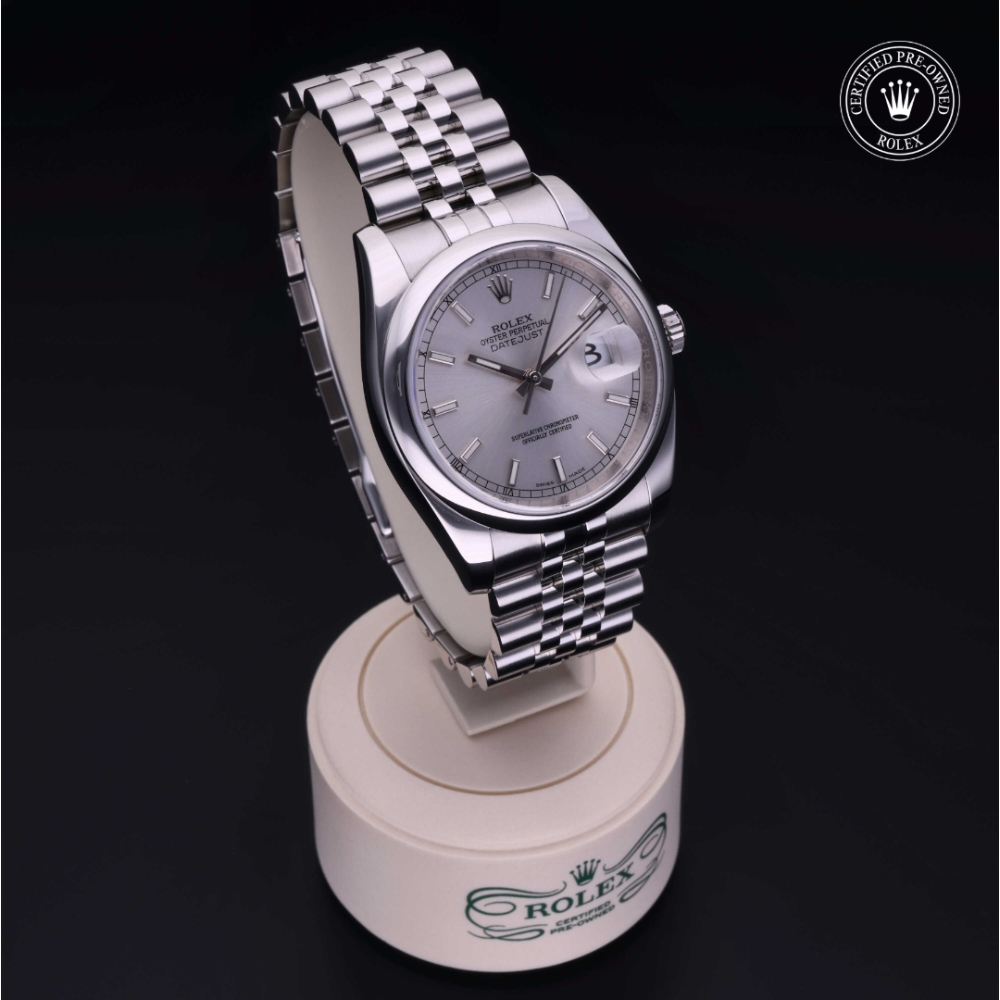 Rolex Certified Pre-Owned Oyster Perpetual 36 in Acciaio, 116200 | Verga 1947