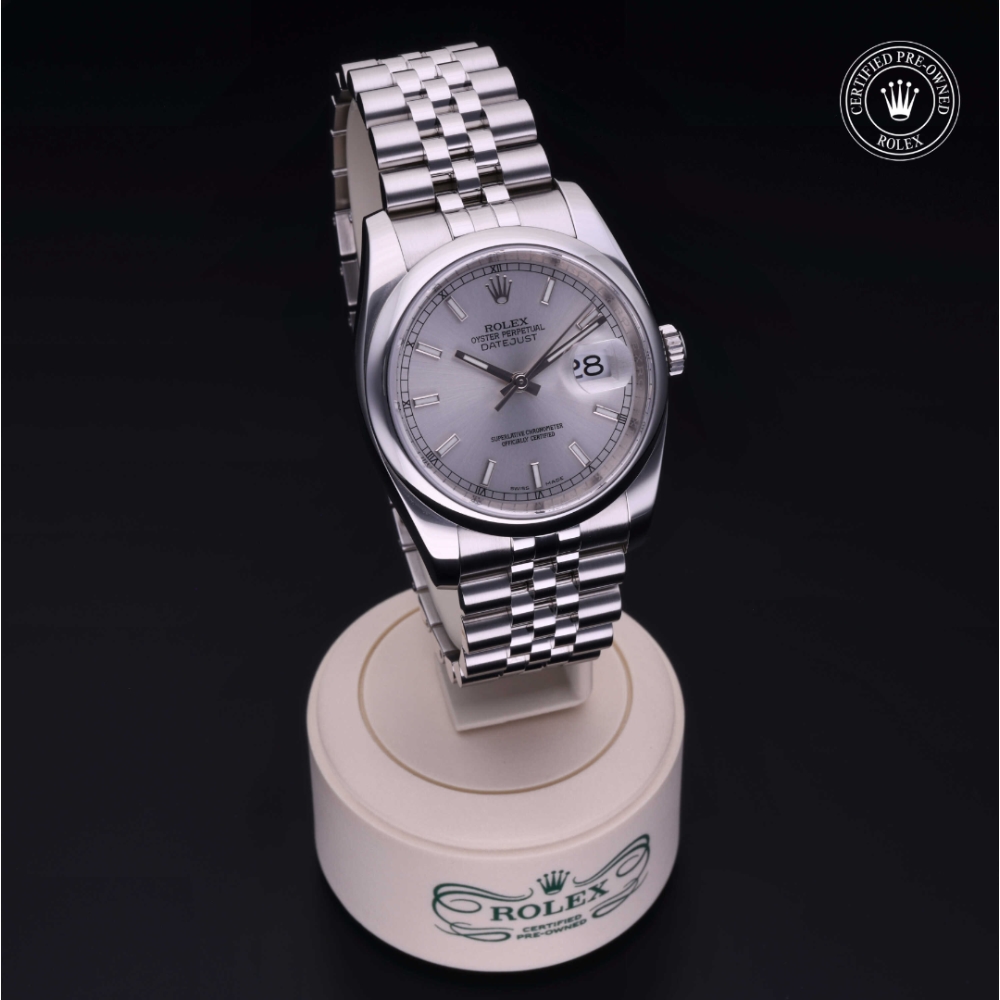 Rolex Certified Pre-Owned Oyster Perpetual 36 in Acciaio, 116200 | Verga 1947