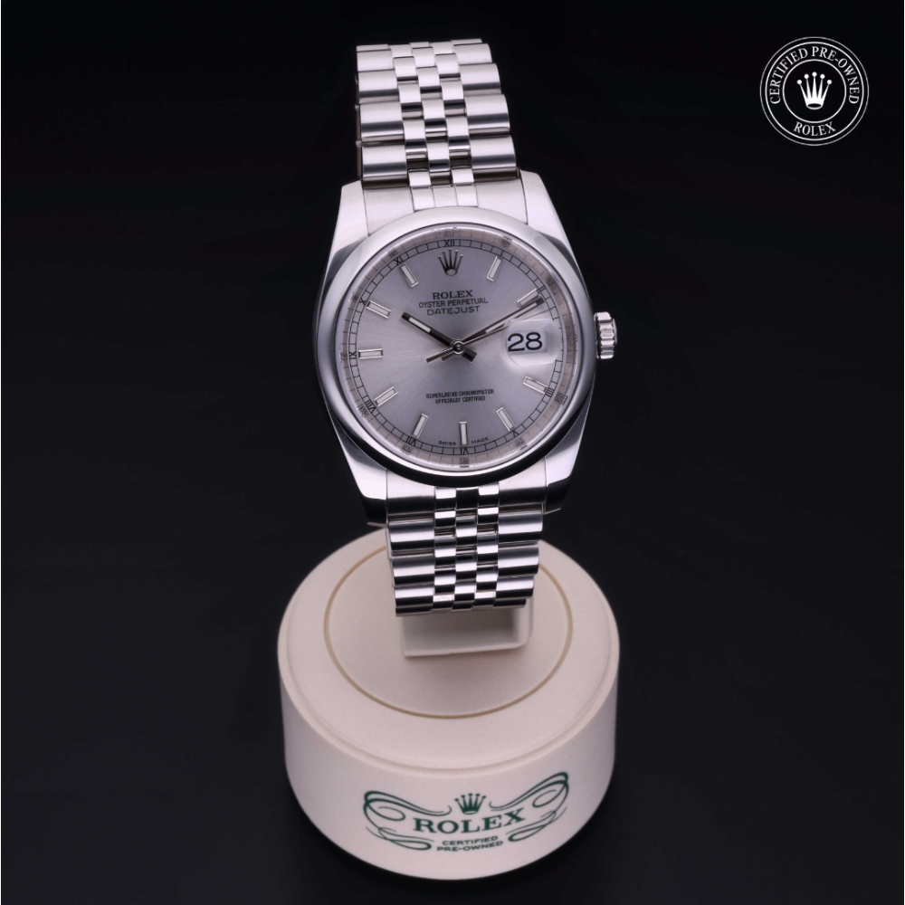 Rolex Certified Pre-Owned Oyster Perpetual 36 in Acciaio, 116200 | Verga 1947