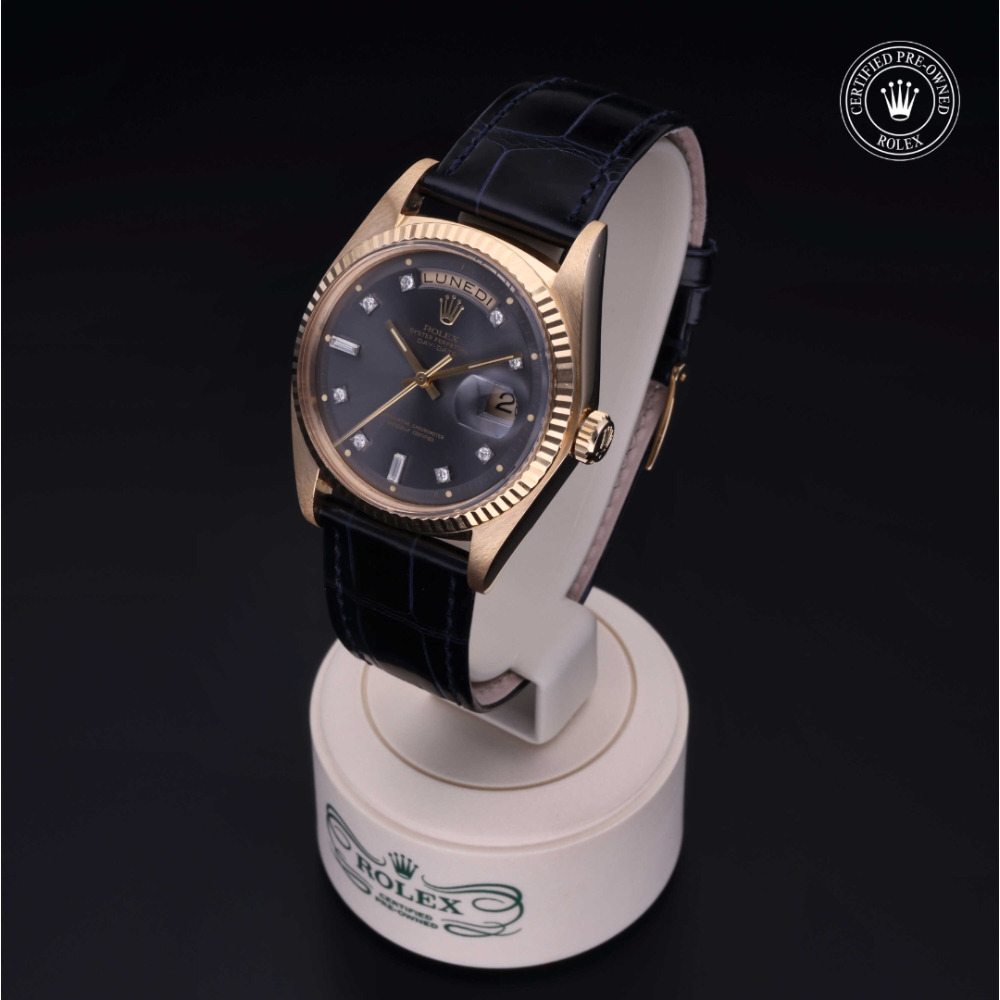 Rolex Certified Pre-Owned Oyster Perpetual 36 in Gold 18 Carat Yellow, 1803/8 | Verga 1947