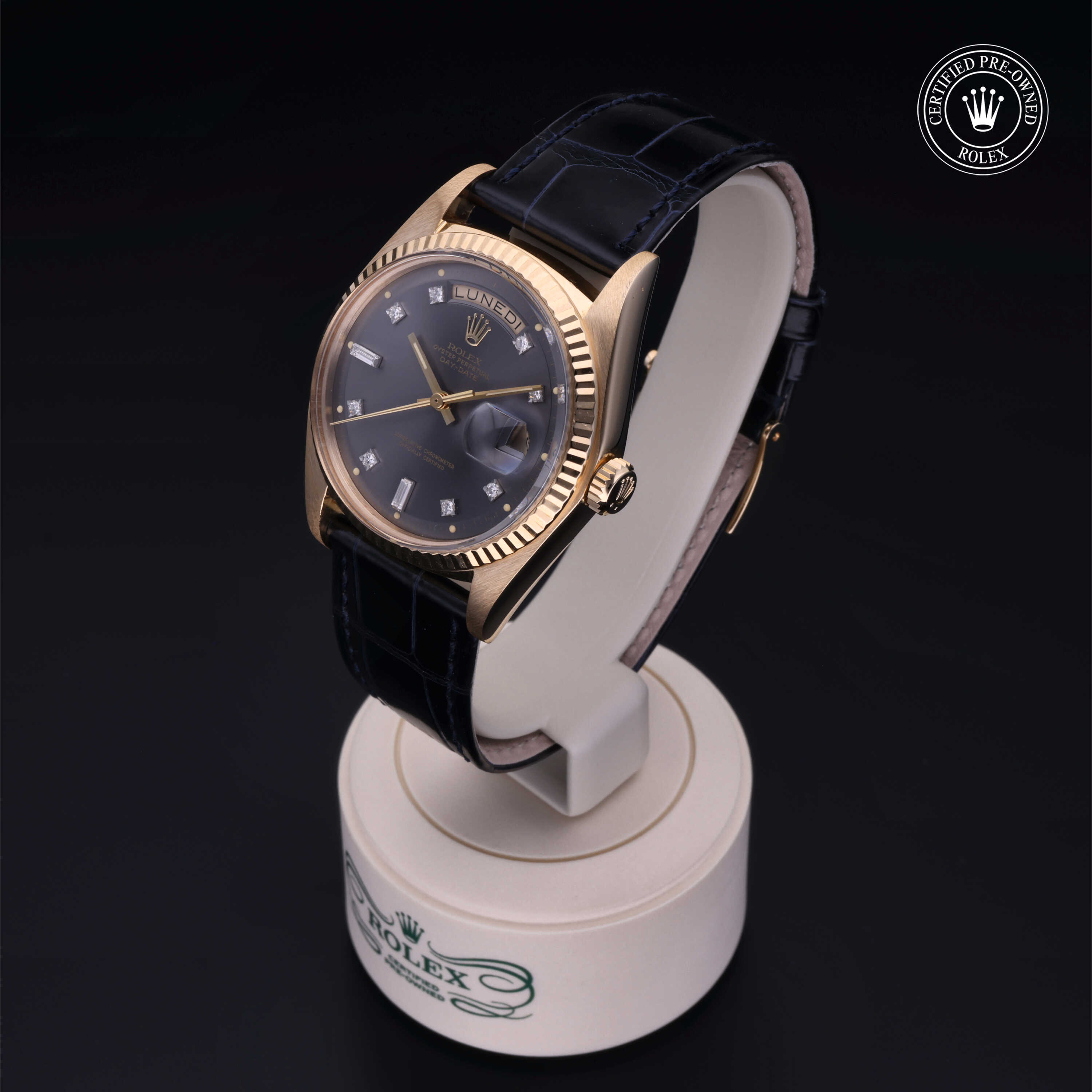 Rolex Certified Pre-Owned Oyster Perpetual 36 in Gold 18 Carat Yellow, 1803/8 | Verga 1947
