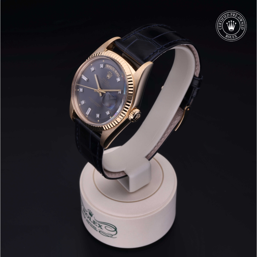 Rolex Certified Pre-Owned Oyster Perpetual 36 in Gold 18 Carat Yellow, 1803/8 | Verga 1947