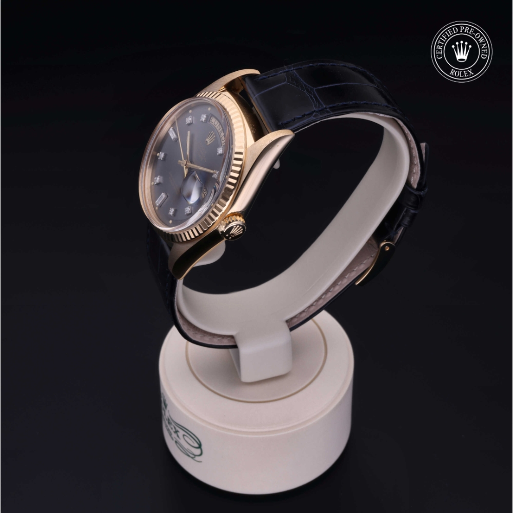 Rolex Certified Pre-Owned Oyster Perpetual 36 in Gold 18 Carat Yellow, 1803/8 | Verga 1947