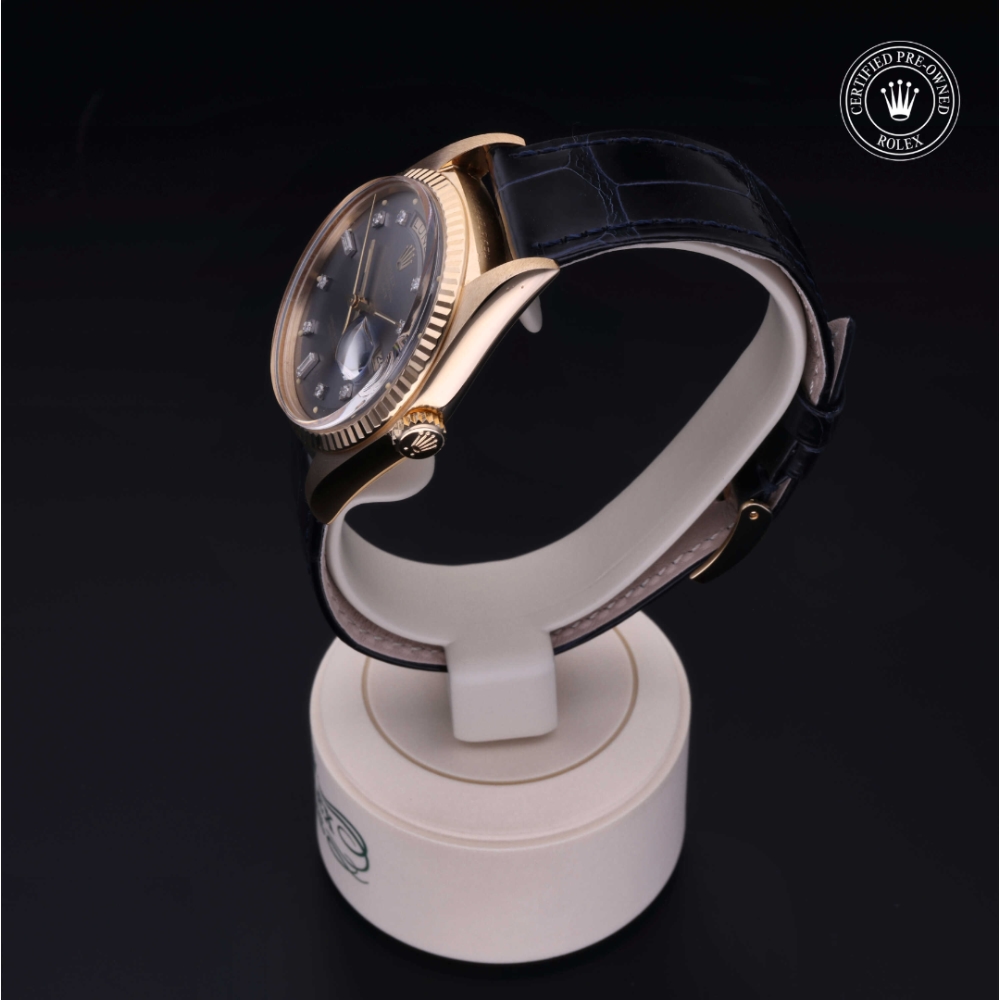 Rolex Certified Pre-Owned Oyster Perpetual 36 in Gold 18 Carat Yellow, 1803/8 | Verga 1947