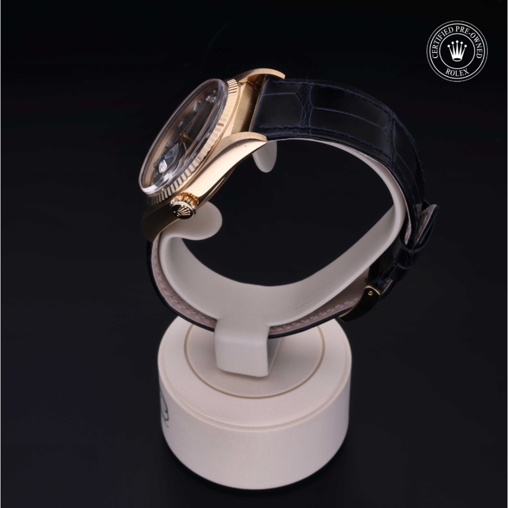 Rolex Certified Pre-Owned Oyster Perpetual 36 in Gold 18 Carat Yellow, 1803/8 | Verga 1947