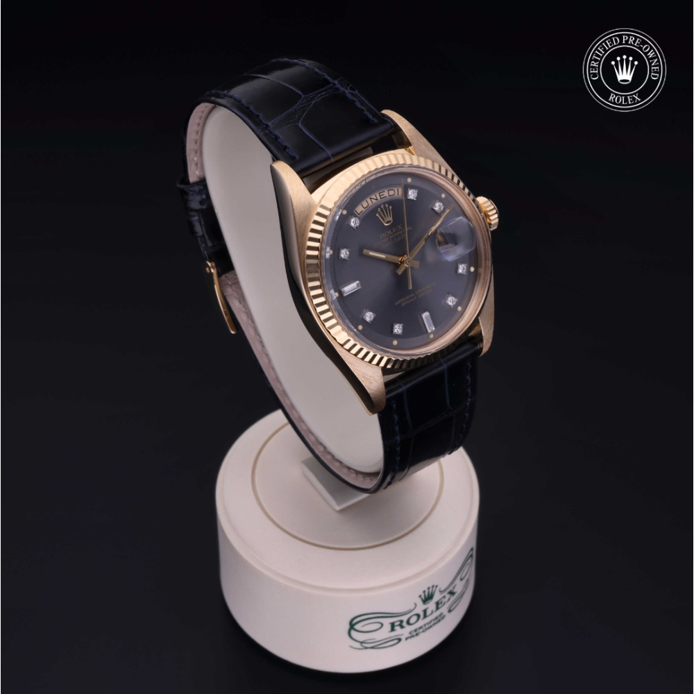 Rolex Certified Pre-Owned Oyster Perpetual 36 in Gold 18 Carat Yellow, 1803/8 | Verga 1947