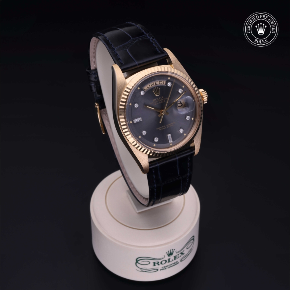 Rolex Certified Pre-Owned Oyster Perpetual 36 in Gold 18 Carat Yellow, 1803/8 | Verga 1947