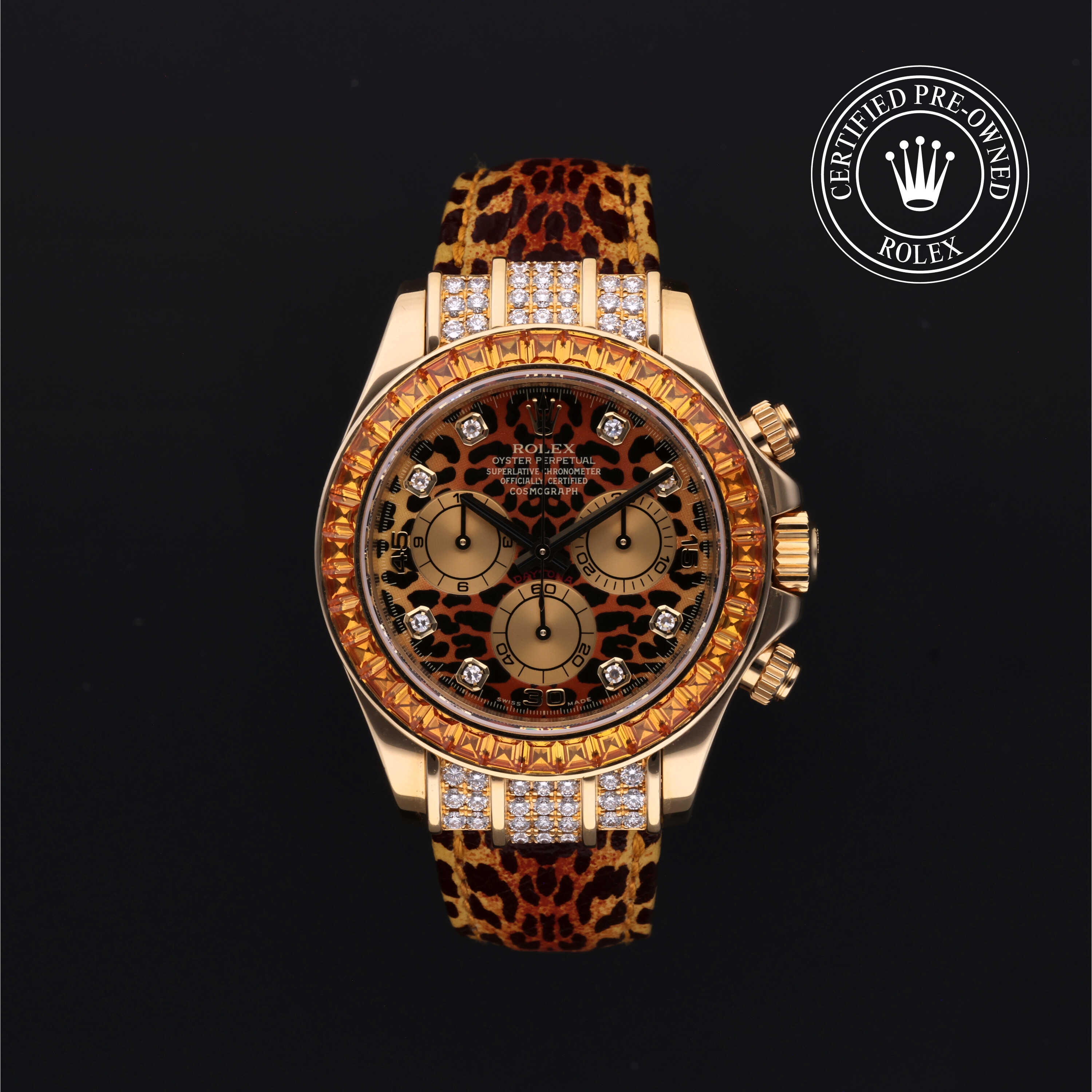 Rolex Certified Pre-Owned Oyster Perpetual 40 in Gold 18 Carat Yellow, 116598SACO | Verga 1947