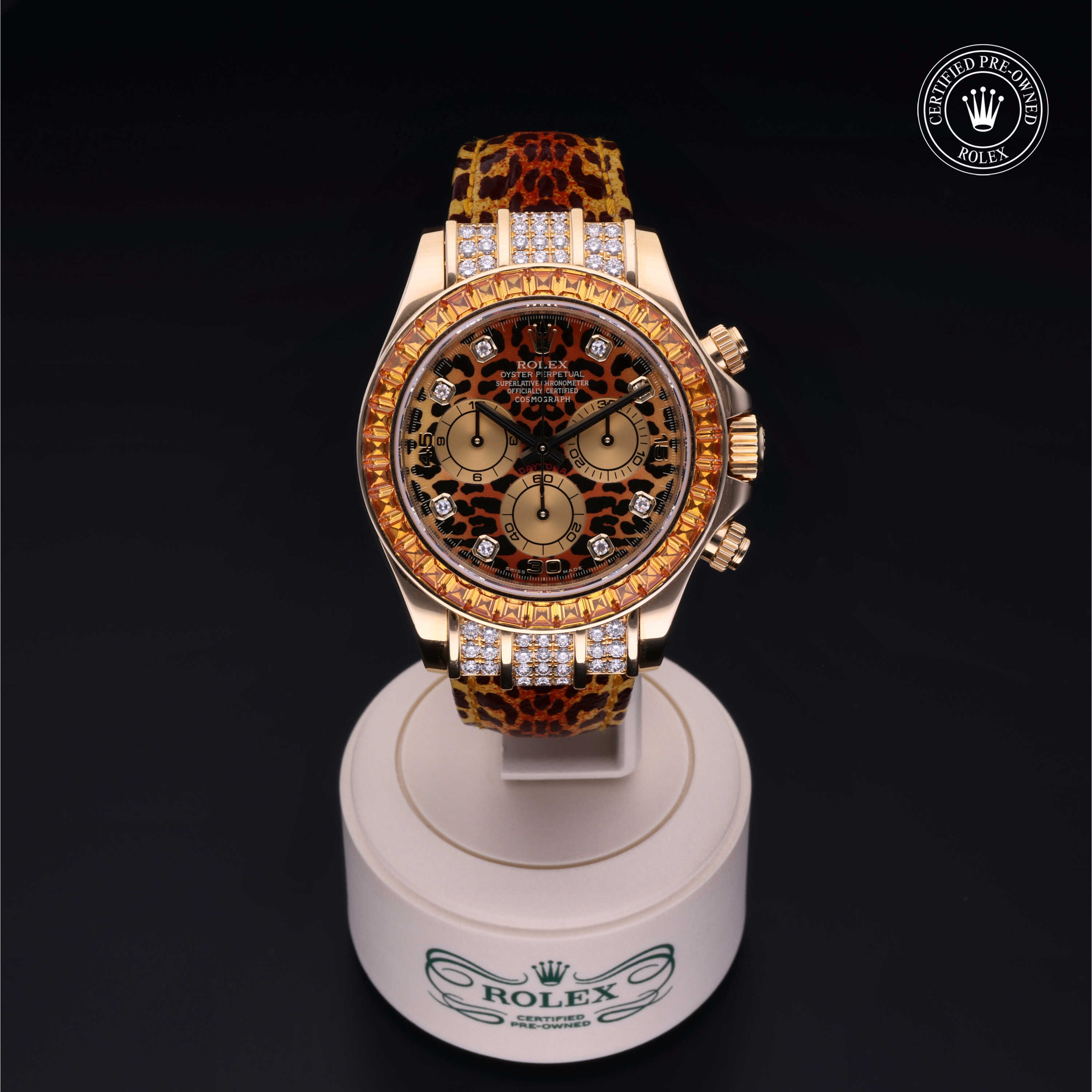 Rolex Certified Pre-Owned Oyster Perpetual 40 in Gold 18 Carat Yellow, 116598SACO | Verga 1947