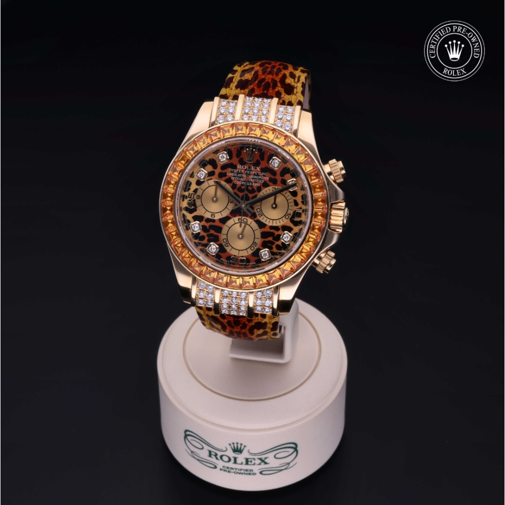 Rolex Certified Pre-Owned Oyster Perpetual 40 in Gold 18 Carat Yellow, 116598SACO | Verga 1947