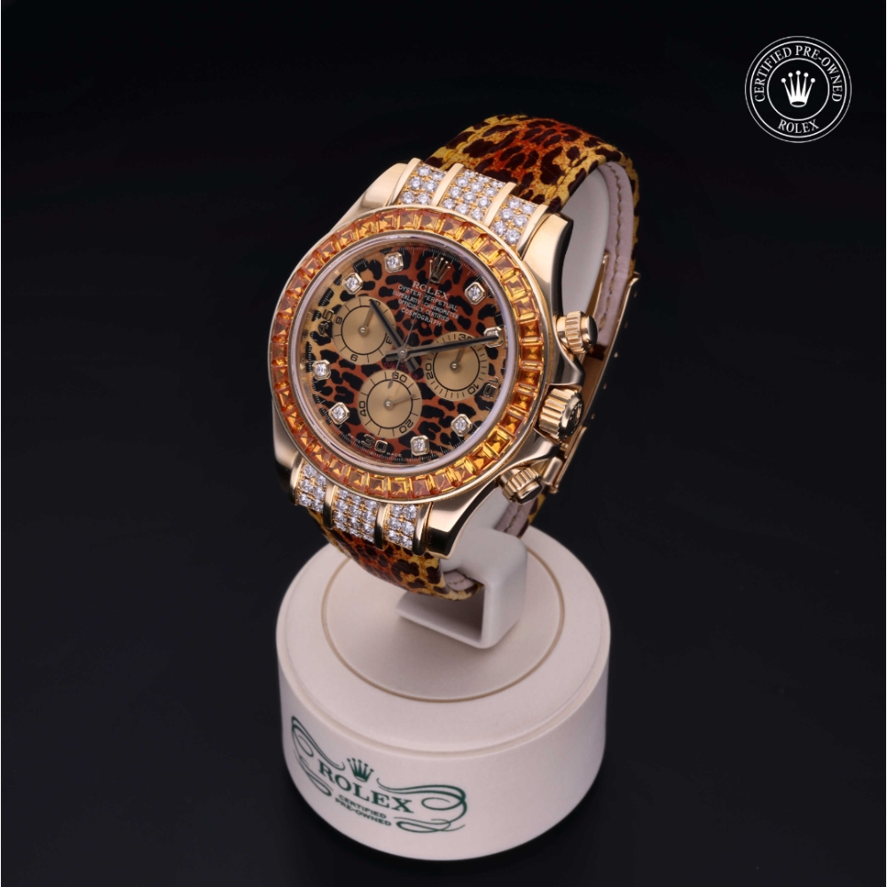 Rolex Certified Pre-Owned Oyster Perpetual 40 in Gold 18 Carat Yellow, 116598SACO | Verga 1947