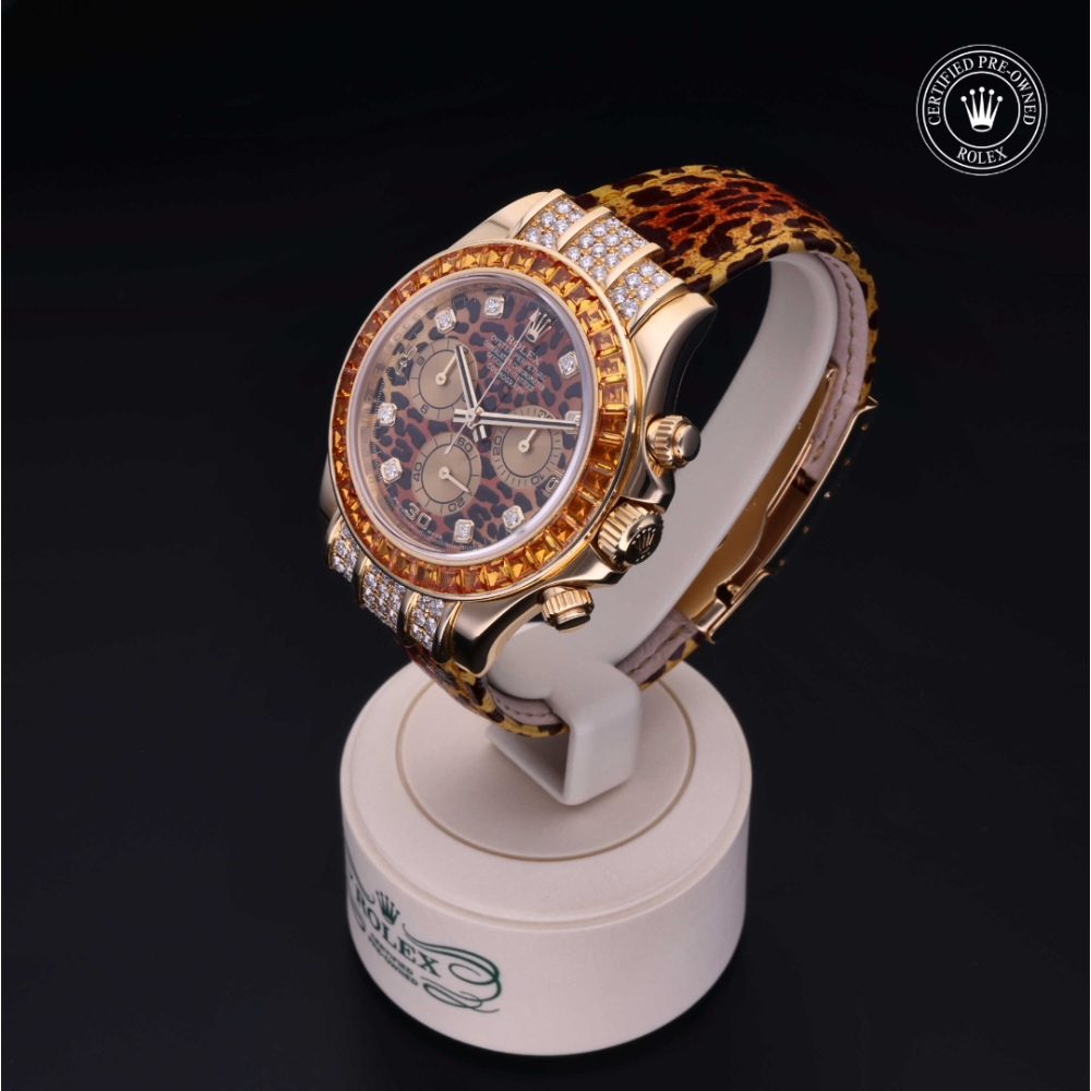 Rolex Certified Pre-Owned Oyster Perpetual 40 in Gold 18 Carat Yellow, 116598SACO | Verga 1947