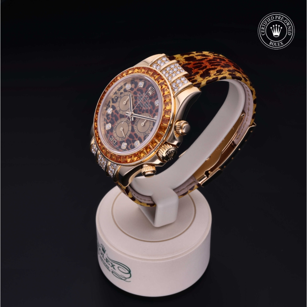 Rolex Certified Pre-Owned Oyster Perpetual 40 in Gold 18 Carat Yellow, 116598SACO | Verga 1947
