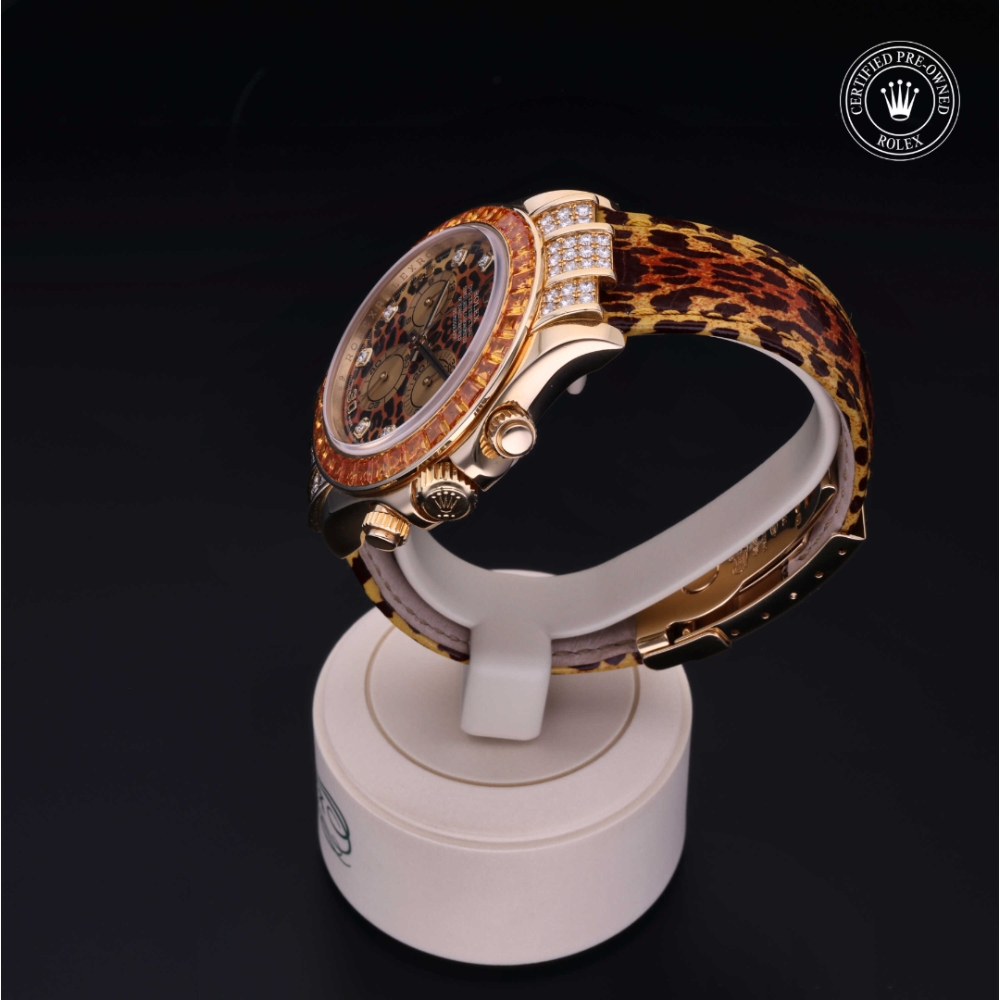 Rolex Certified Pre-Owned Oyster Perpetual 40 in Gold 18 Carat Yellow, 116598SACO | Verga 1947