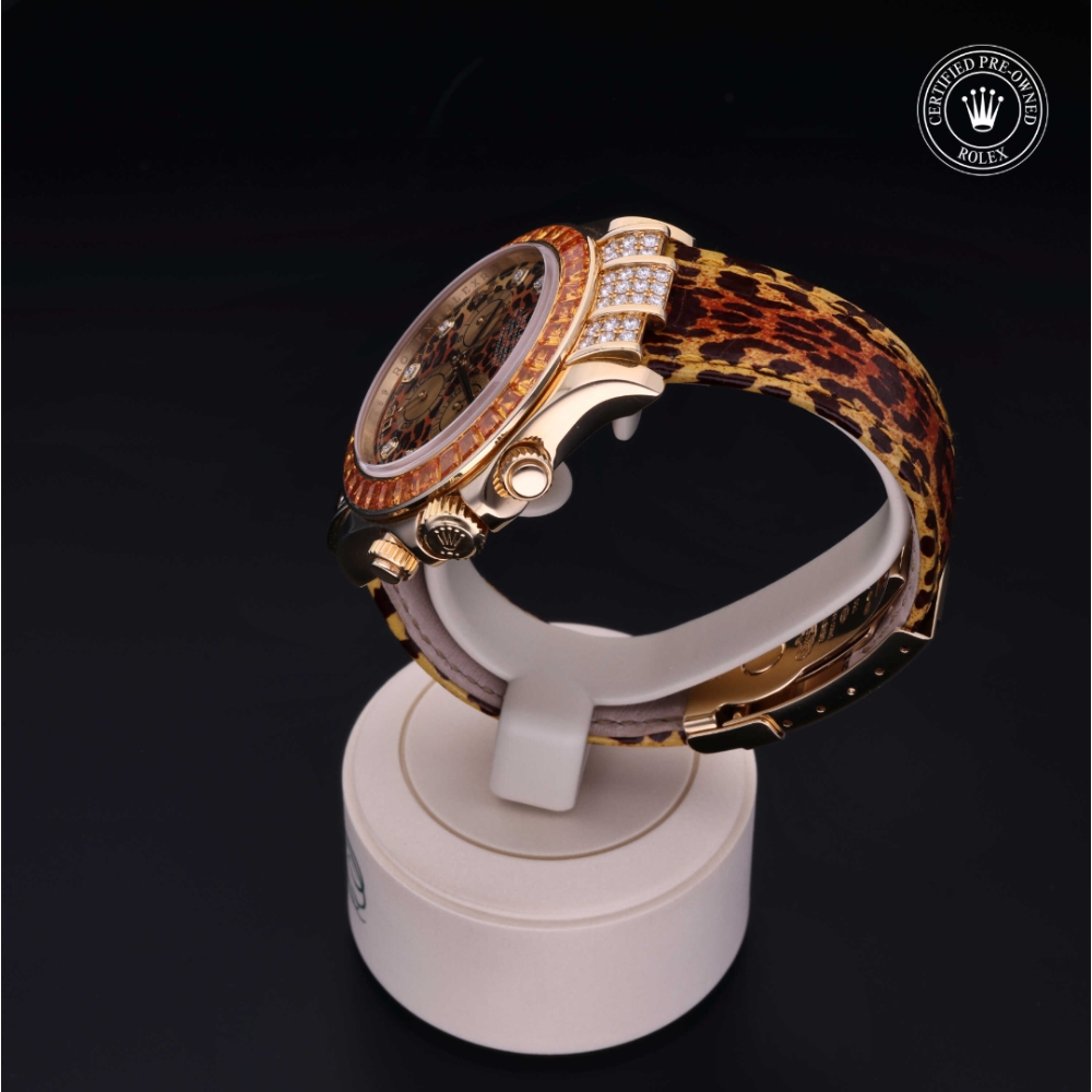 Rolex Certified Pre-Owned Oyster Perpetual 40 in Gold 18 Carat Yellow, 116598SACO | Verga 1947