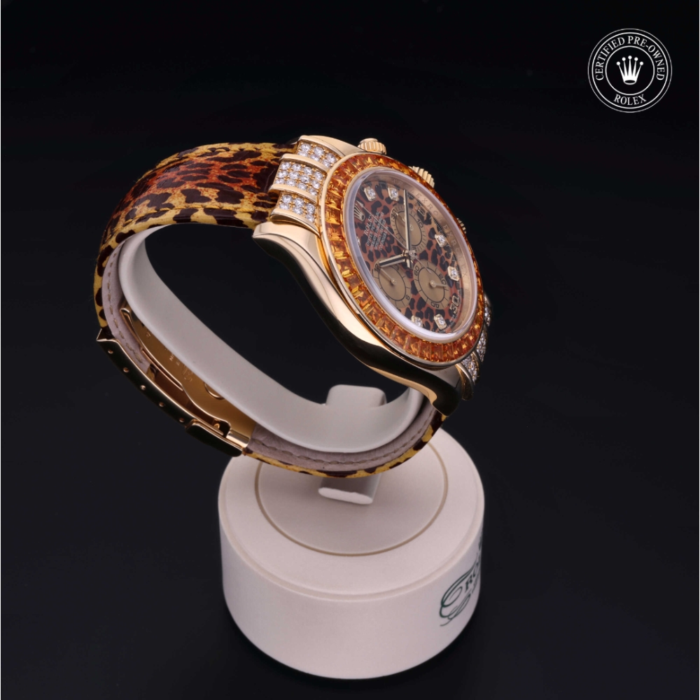 Rolex Certified Pre-Owned Oyster Perpetual 40 in Gold 18 Carat Yellow, 116598SACO | Verga 1947