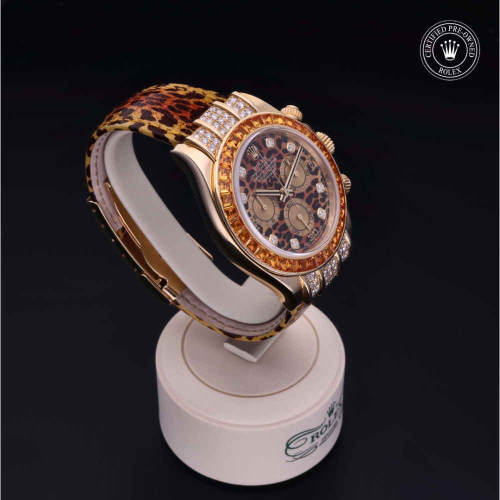 Rolex Certified Pre-Owned Oyster Perpetual 40 in Gold 18 Carat Yellow, 116598SACO | Verga 1947