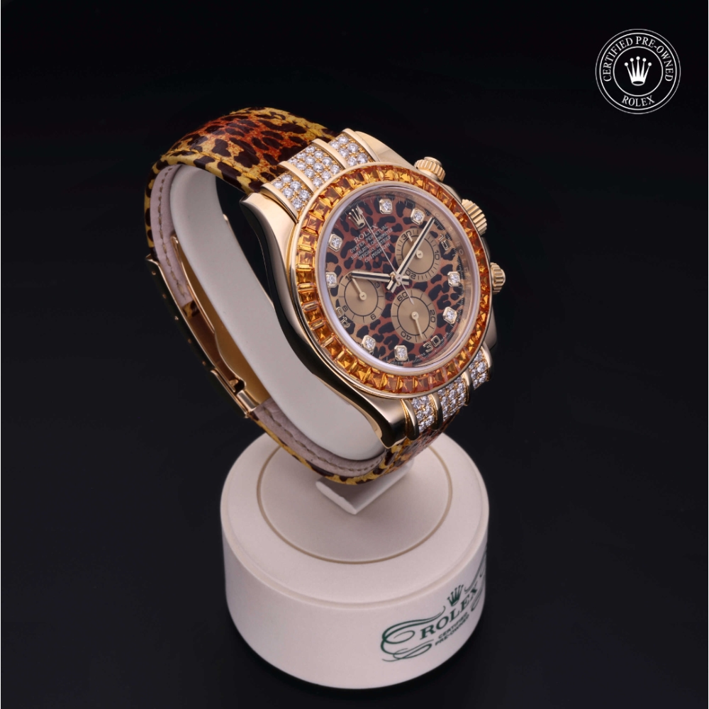Rolex Certified Pre-Owned Oyster Perpetual 40 in Gold 18 Carat Yellow, 116598SACO | Verga 1947