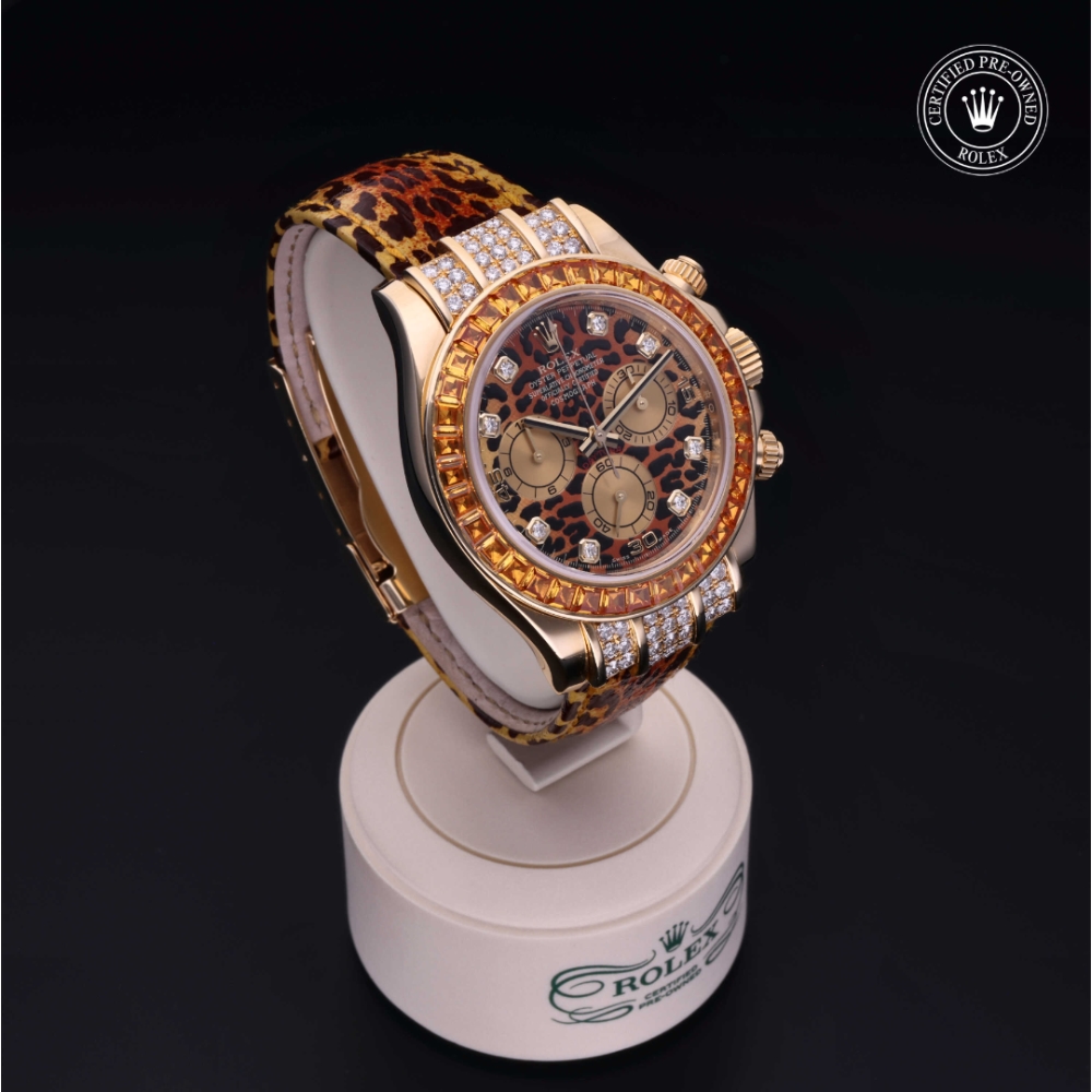 Rolex Certified Pre-Owned Oyster Perpetual 40 in Gold 18 Carat Yellow, 116598SACO | Verga 1947