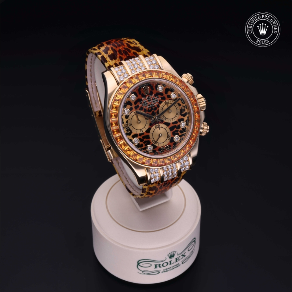 Rolex Certified Pre-Owned Oyster Perpetual 40 in Gold 18 Carat Yellow, 116598SACO | Verga 1947