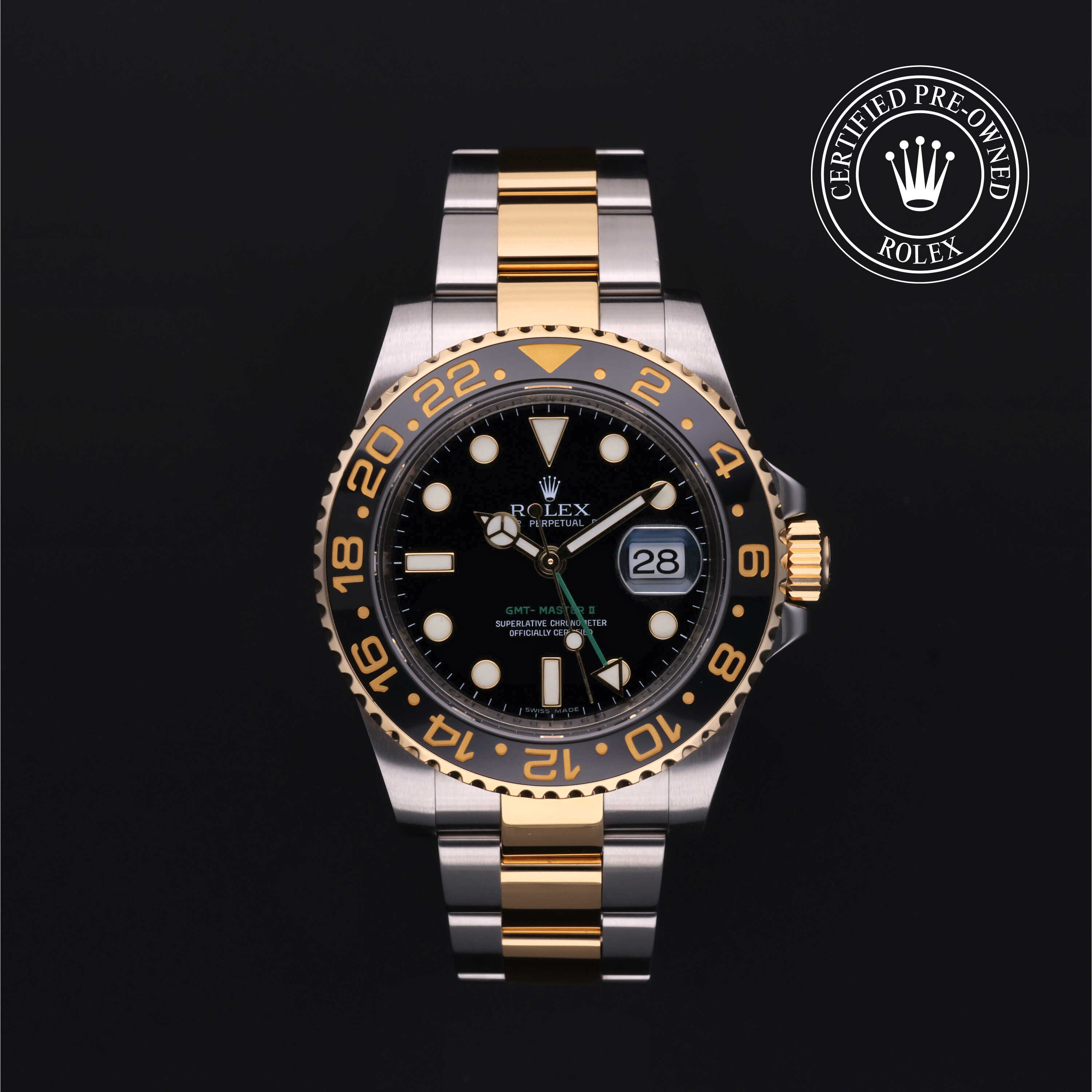 Rolex Certified Pre-Owned Oyster Perpetual 40 in Acciaio/oro G, 116713LN | Verga 1947