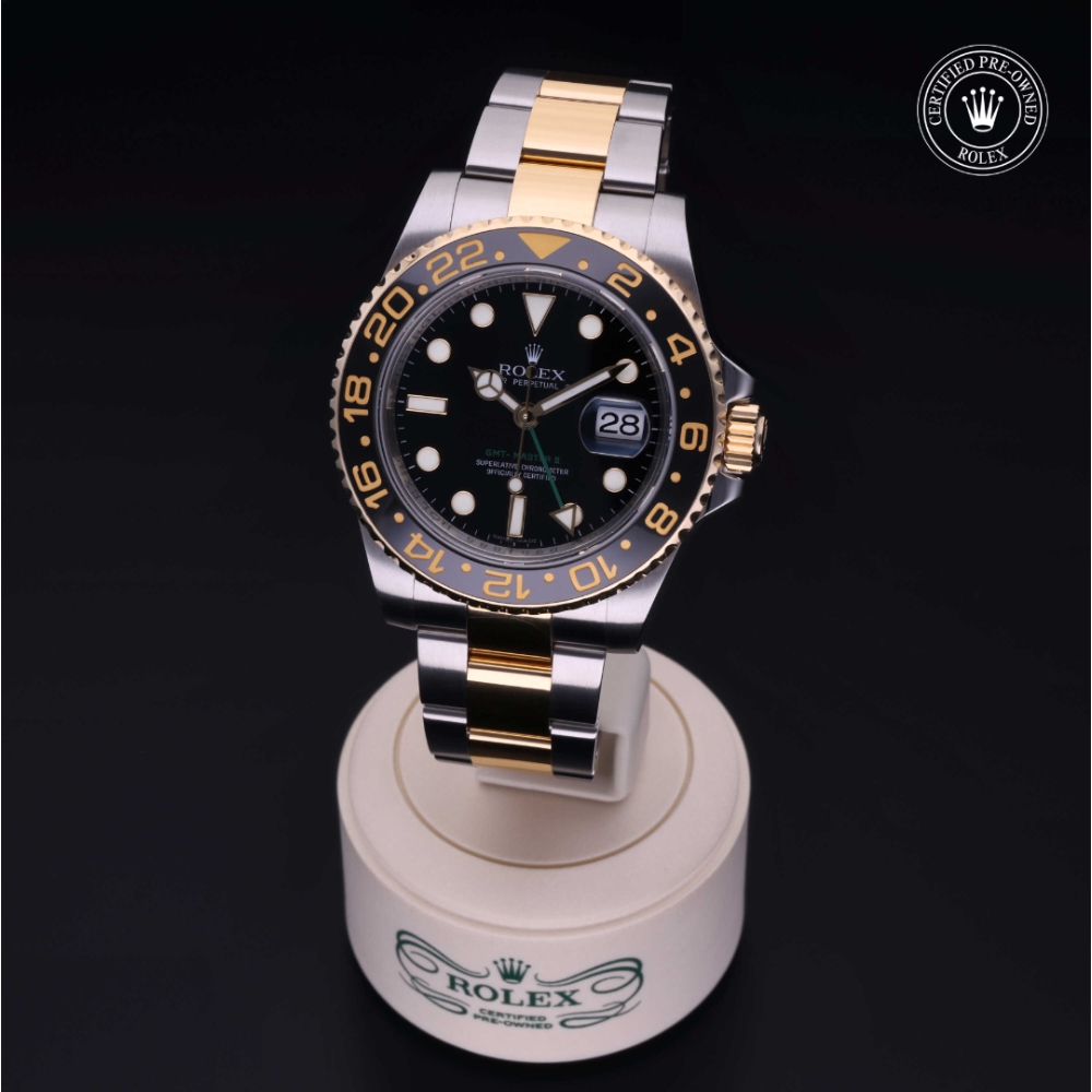 Rolex Certified Pre-Owned Oyster Perpetual 40 in Acciaio/oro G, 116713LN | Verga 1947