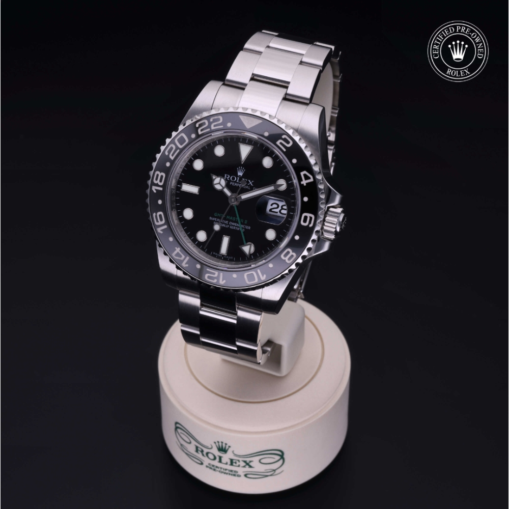 Rolex Certified Pre-Owned Oyster Perpetual 40 in Acciaio, 116710LN | Verga 1947