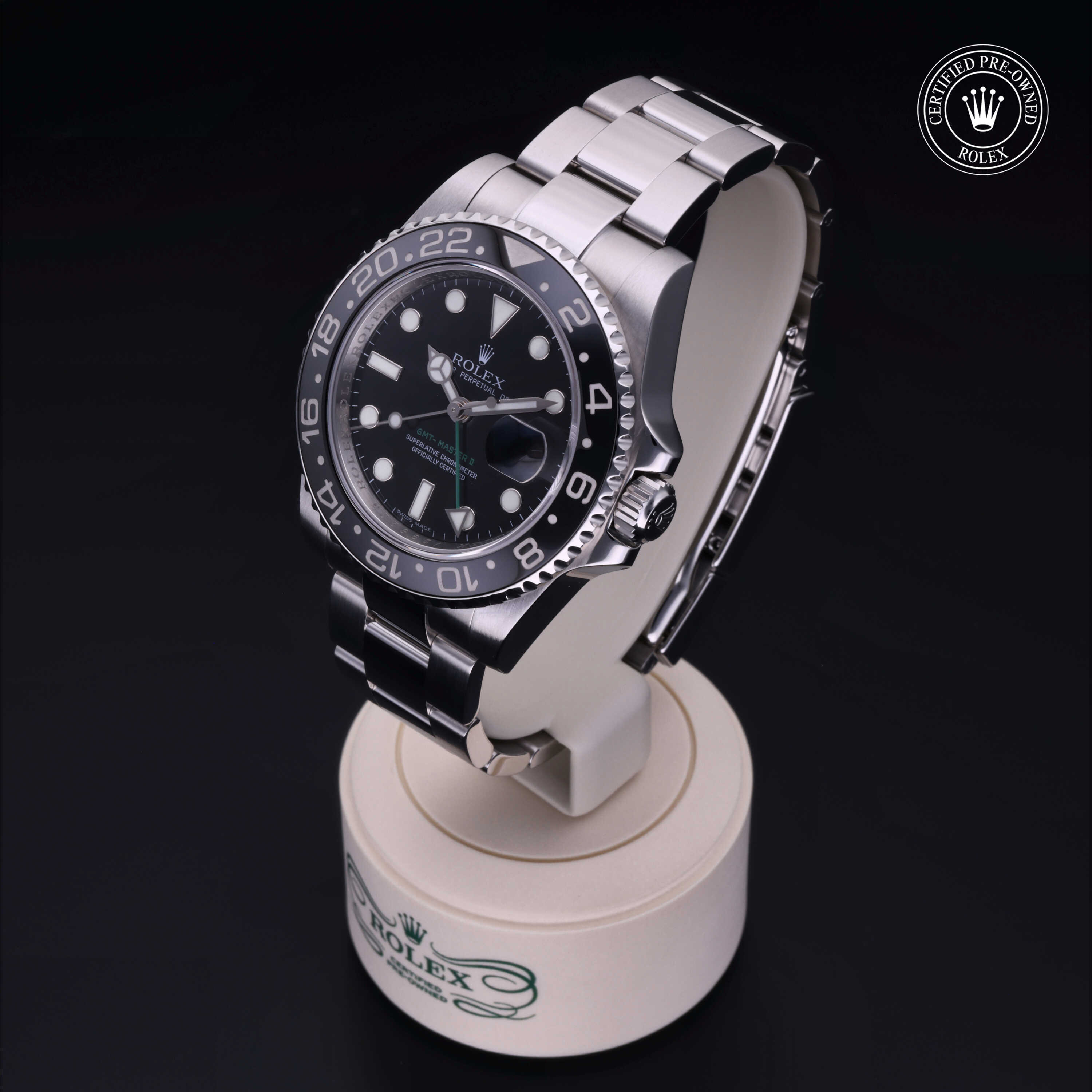 Rolex Certified Pre-Owned Oyster Perpetual 40 in Acciaio, 116710LN | Verga 1947
