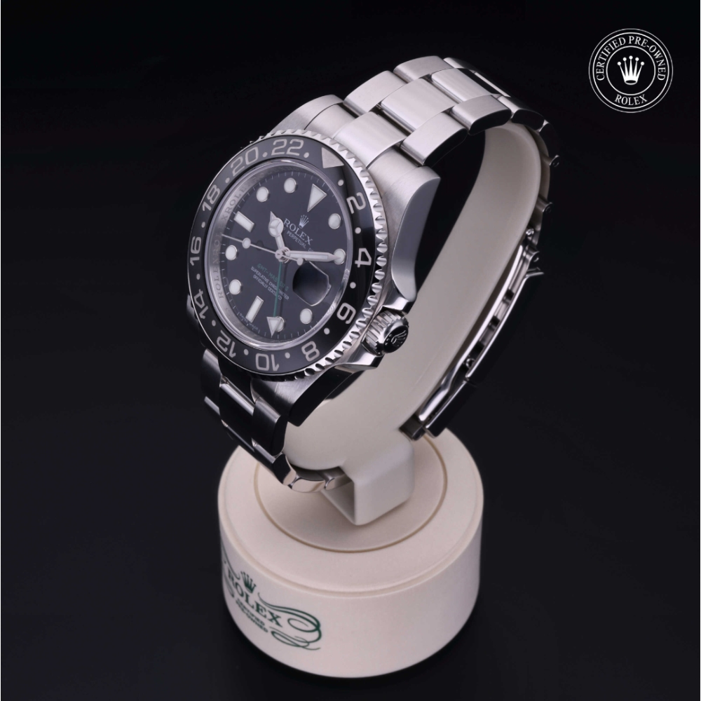 Rolex Certified Pre-Owned Oyster Perpetual 40 in Acciaio, 116710LN | Verga 1947