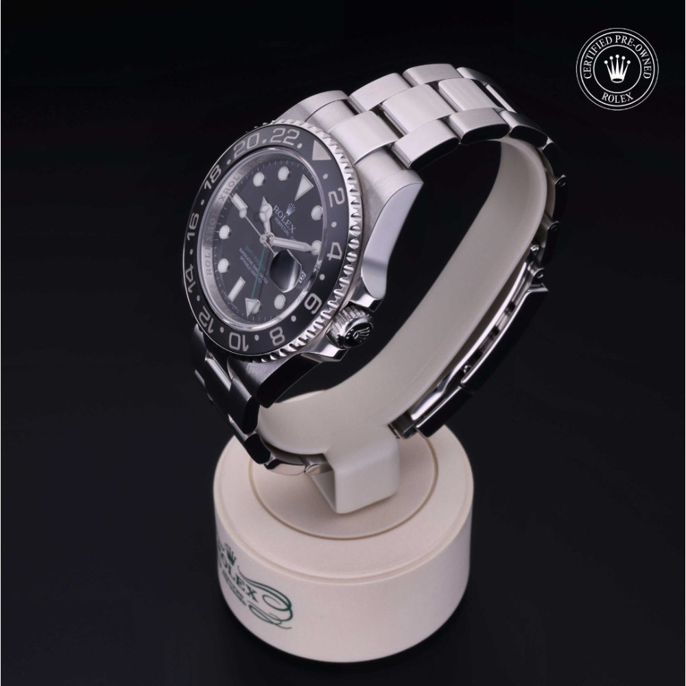 Rolex Certified Pre-Owned Oyster Perpetual 40 in Acciaio, 116710LN | Verga 1947