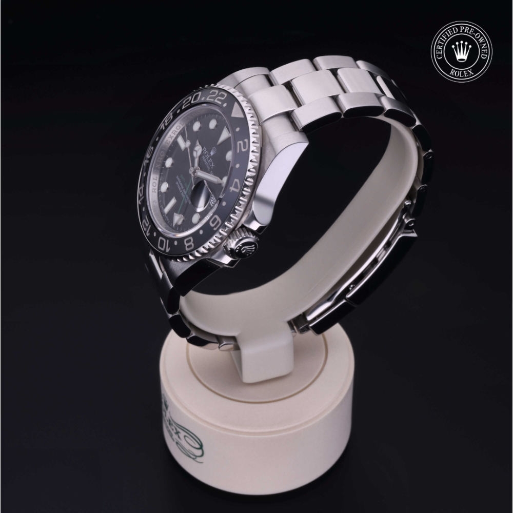 Rolex Certified Pre-Owned Oyster Perpetual 40 in Acciaio, 116710LN | Verga 1947