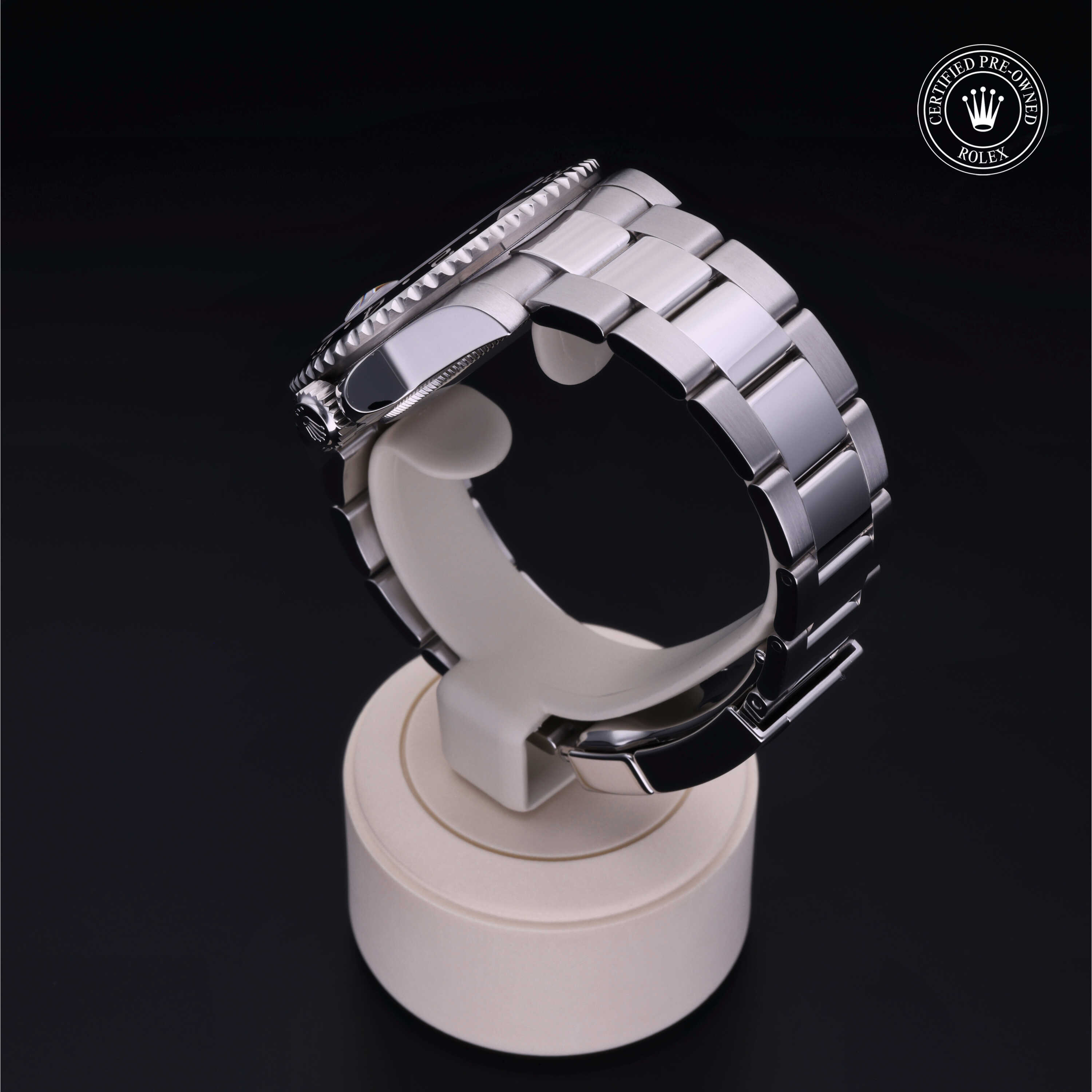 Rolex Certified Pre-Owned Oyster Perpetual 40 in Acciaio, 116710LN | Verga 1947