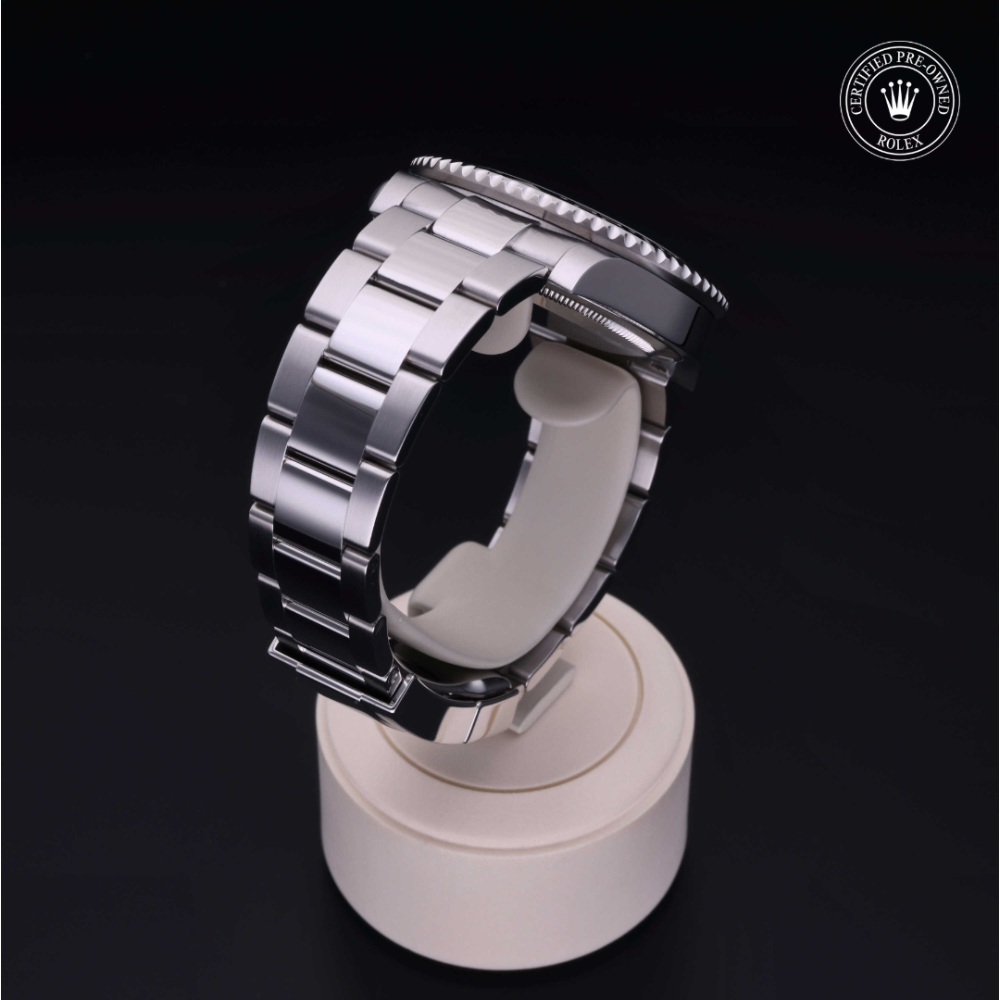 Rolex Certified Pre-Owned Oyster Perpetual 40 in Acciaio, 116710LN | Verga 1947