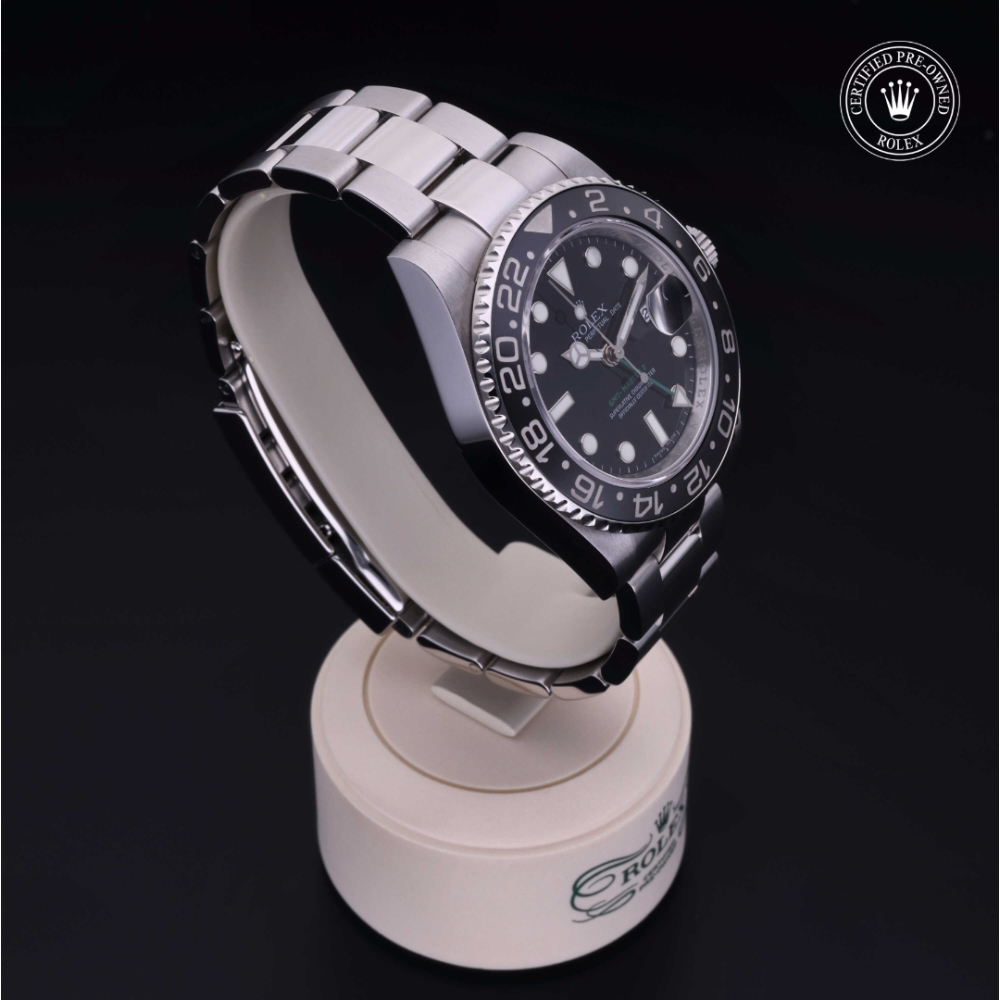 Rolex Certified Pre-Owned Oyster Perpetual 40 in Acciaio, 116710LN | Verga 1947