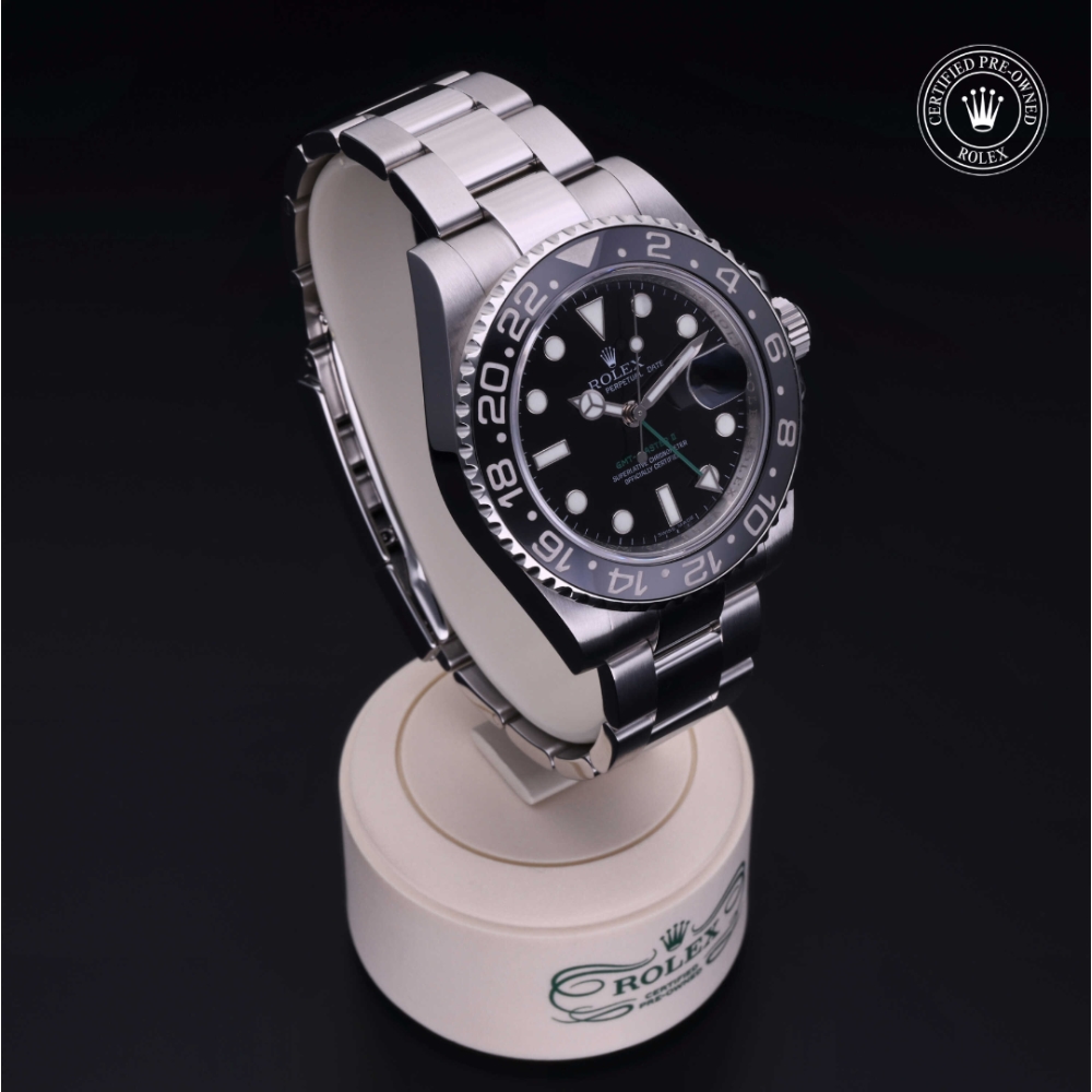 Rolex Certified Pre-Owned Oyster Perpetual 40 in Acciaio, 116710LN | Verga 1947