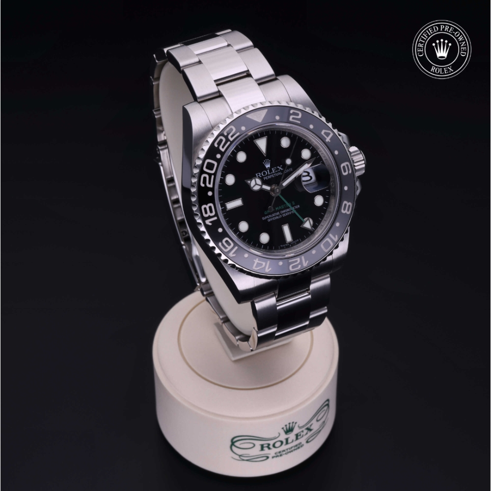 Rolex Certified Pre-Owned Oyster Perpetual 40 in Acciaio, 116710LN | Verga 1947