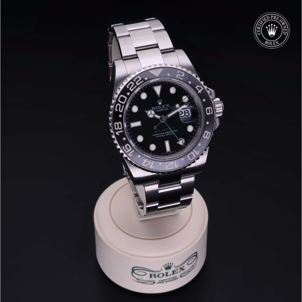 Rolex Certified Pre-Owned Oyster Perpetual 40 in Acciaio, 116710LN | Verga 1947