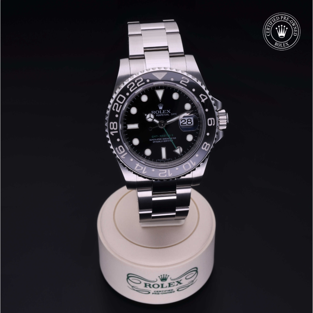 Rolex Certified Pre-Owned Oyster Perpetual 40 in Acciaio, 116710LN | Verga 1947