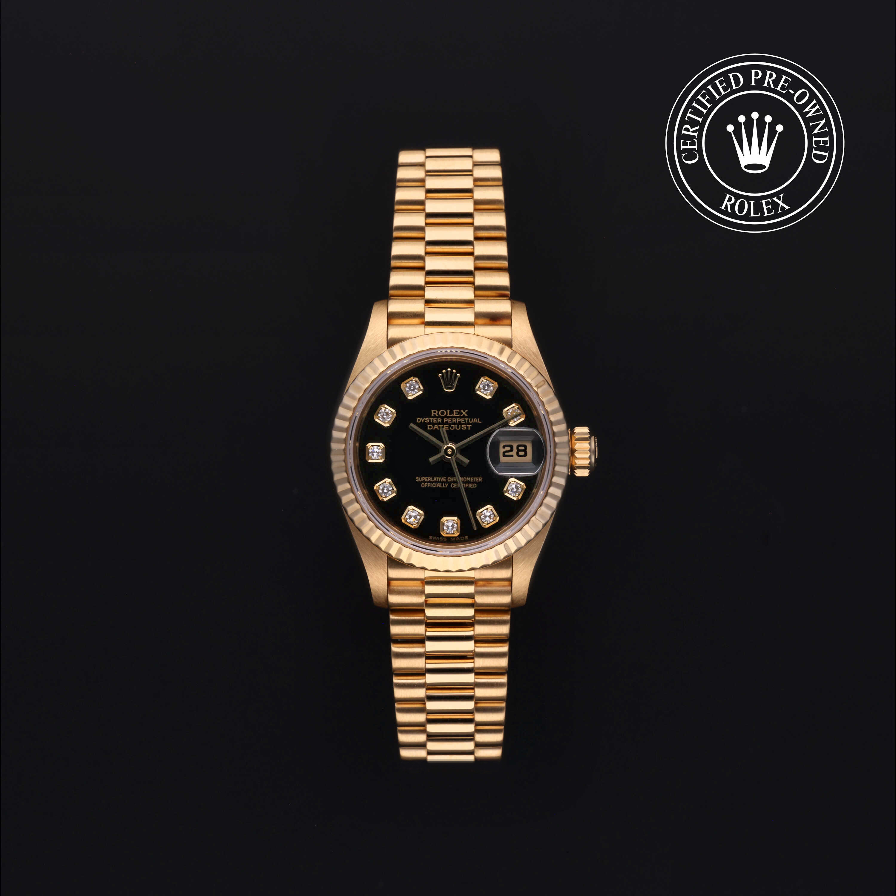Rolex Certified Pre-Owned Oyster Perpetual 26 in Oro 18 CT.G, 69178 | Verga 1947